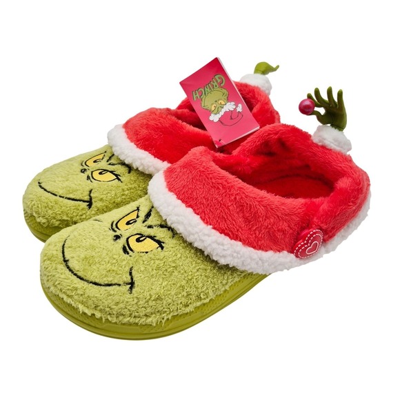 CROCS Shoes - Crocs The Grinch Classic Lined Clogs Women's Size 11 Shoes Unisex Casual Green